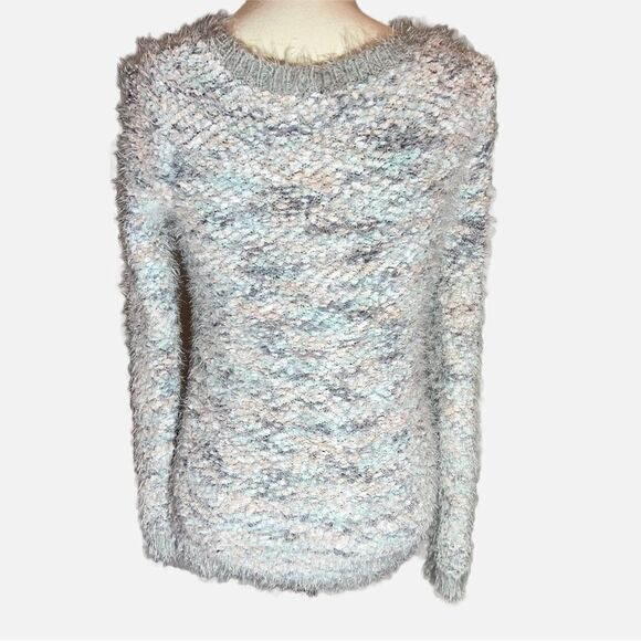 Lauren Conrad multi color metallic fuzzy sweater- fits up to M - Picture 2 of 7